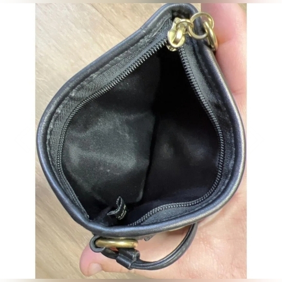 Coach | 1941 Leather Trim Canvas Wristlet | Color: Black | Vintage - Picture 10 of 13